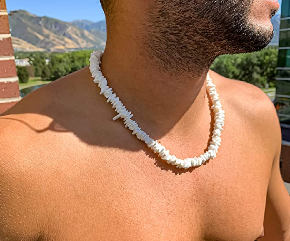 DOD Fancy White Faux Sea Shells Necklace Earrings Set for Girls - Casual  Use White Kodi Stylish Choker Jewellery Set for Women